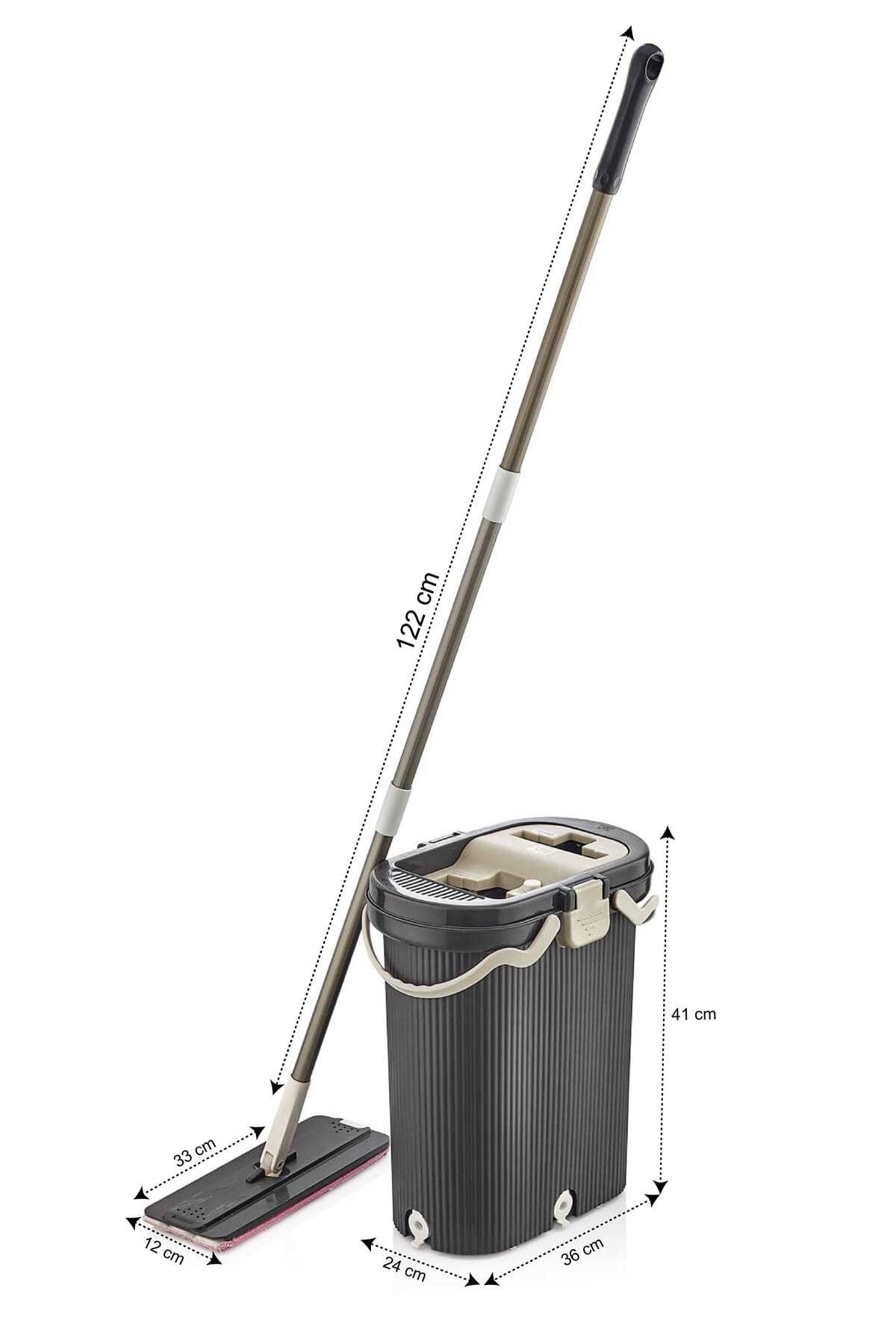 Vipset Pro Temizlik Seti %100 Temiz Su Antrasit